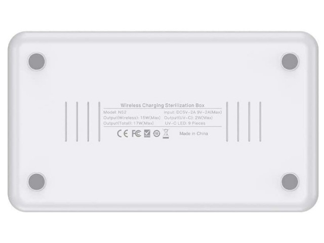 دستگاه ضدعفونی کننده و شارژر وایرلس توتو مدل N52 Wireless Charging Sterilization Box