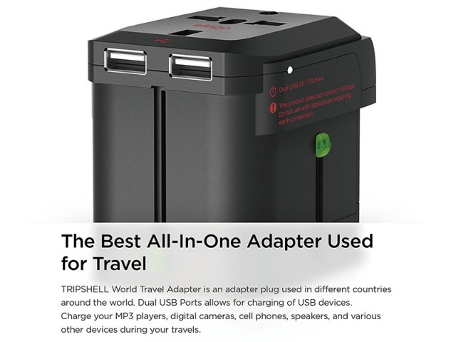 شارژر دیواری و آداپتور جهانی الاگو مدل TR-ADAP-USB