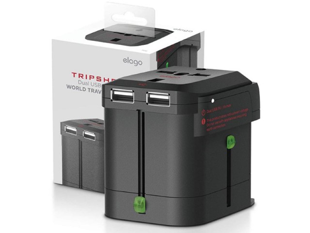 شارژر دیواری و آداپتور جهانی الاگو مدل TR-ADAP-USB