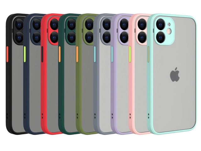 کاور پشت مات دور رنگی مناسب برای گوشی موبایل iPhone 12/12 Pro