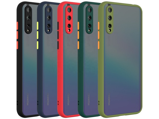 کاور پشت مات دور رنگی مناسب برای گوشی موبایل هوآوی Y8p 2020