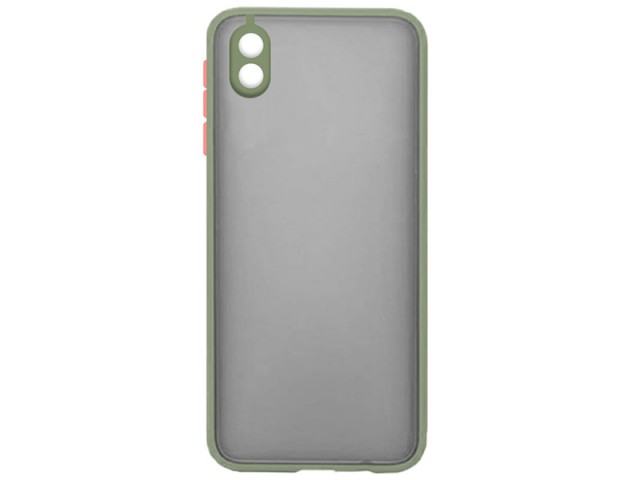 کاور پشت مات دور رنگی مناسب برای گوشی موبایل سامسونگ A01 Core