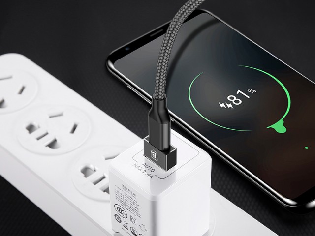مبدل USB به Type-C بیسوس مدل Exquisite USB Male to Type-C Female Adapter Converter