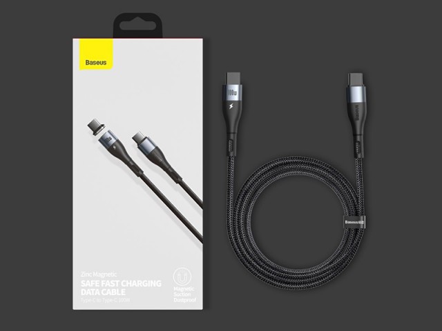 کابل مگنتی دو سر تایپ سی بیسوس مدل CATXC-Q01 100W به طول 1.5 متر