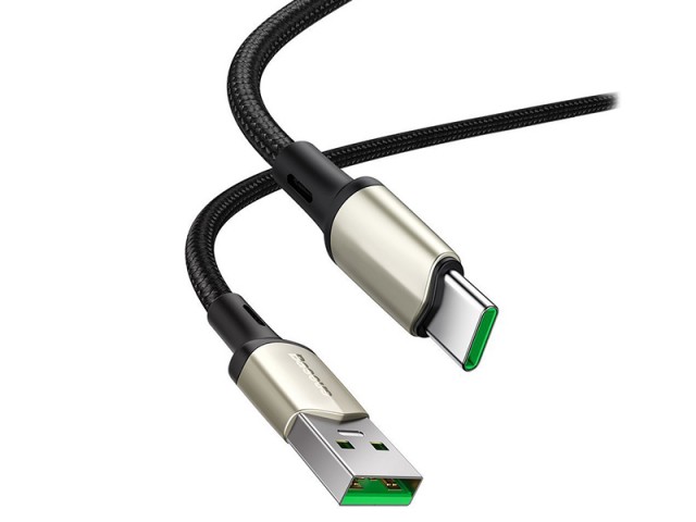 کابل سوپر شارژ تایپ سی بیسوس مدل Suppport VOOC Cafule Cable CATKLF-VB01 به طول 2 متر