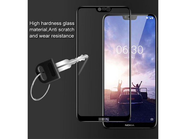 محافظ صفحه نمايش Full Glass مناسب برای گوشی موبايل نوکیا 6.1 پلاس