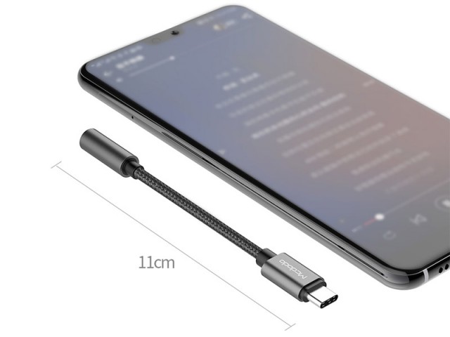 کابل تبدیل تایپ سی به جک 3.5mm صدا مک دودو مدل CA-6110