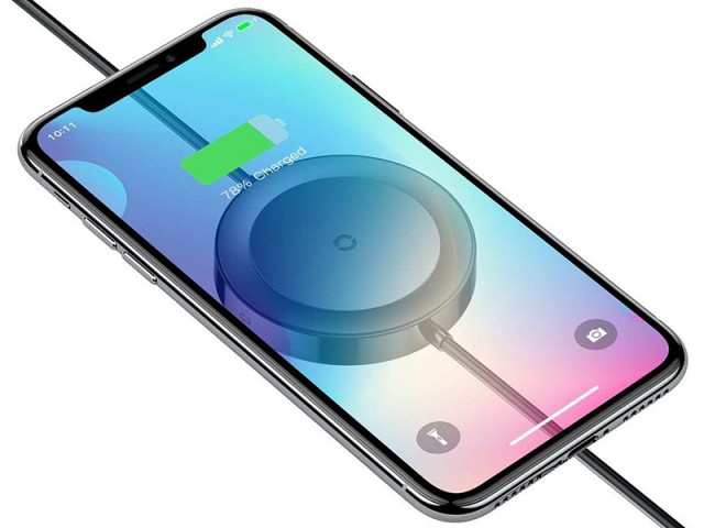 شارژر وایرلس و کابل شارژ آیفون بیسوس مدل IP Cable Wireless Charger WXCA-01