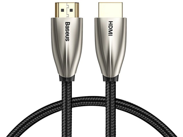 کابل HDMI بیسوس مدل Horizontal 4K HDMI Male to 4K HDMI Male Adapter Cable CADSP-A01 به طول 1 متر