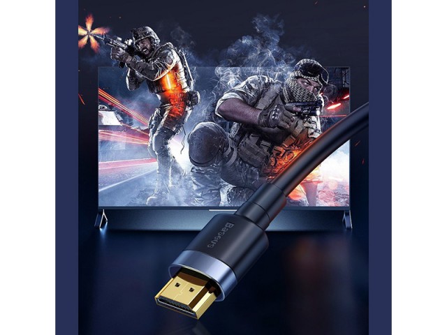 کابل HDMI بیسوس مدل Cafule 4K HDMI Male to 4K HDMI Male Adapter Cable CADKLF-E01 به طول 1 متر