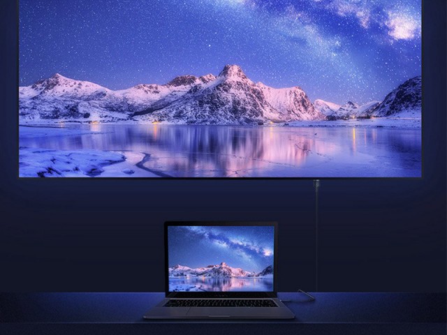 کابل HDMI بیسوس مدل Cafule 4K HDMI Male to 4K HDMI Male Adapter Cable CADKLF-G01 به طول 3 متر