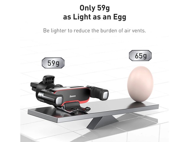 پایه نگهدارنده گوشی موبایل بیسوس مدل Lateral Gravity Car Mount Holder SUYL-HU01
