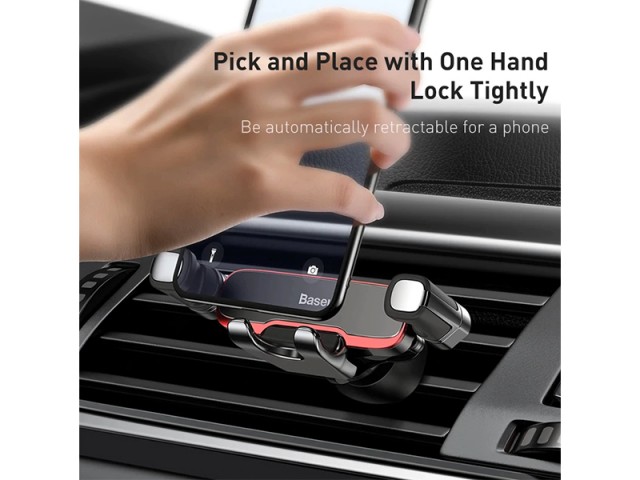 پایه نگهدارنده گوشی موبایل بیسوس مدل Lateral Gravity Car Mount Holder SUYL-HU01