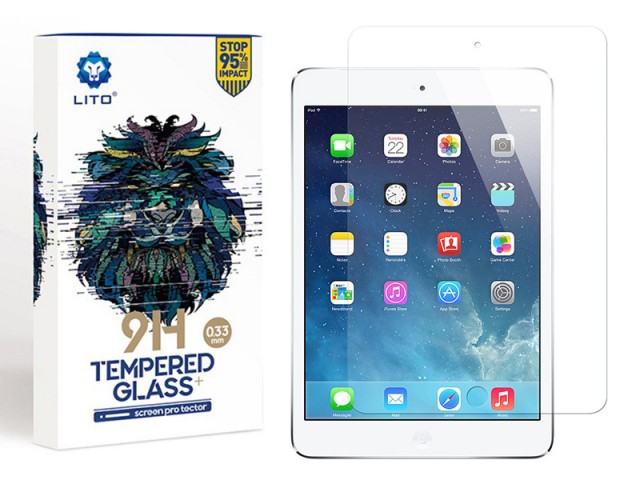 محافظ صفحه نمایش لیتو مدل 9H Tempered Glass Plus مناسب برای آیپد ایر 9.7 اینچی 2017