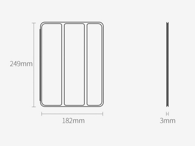 کیف آهنربایی تبلت بیسوس مدل Simplism Magnetic Leather Case LTAPIPD-GSM0J مناسب برای آیپد ایر 10.9 اینچی 2020