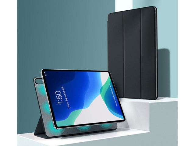 کیف آهنربایی تبلت بیسوس مدل Simplism Magnetic Leather Case LTAPIPD-GSM0J مناسب برای آیپد ایر 10.9 اینچی 2020