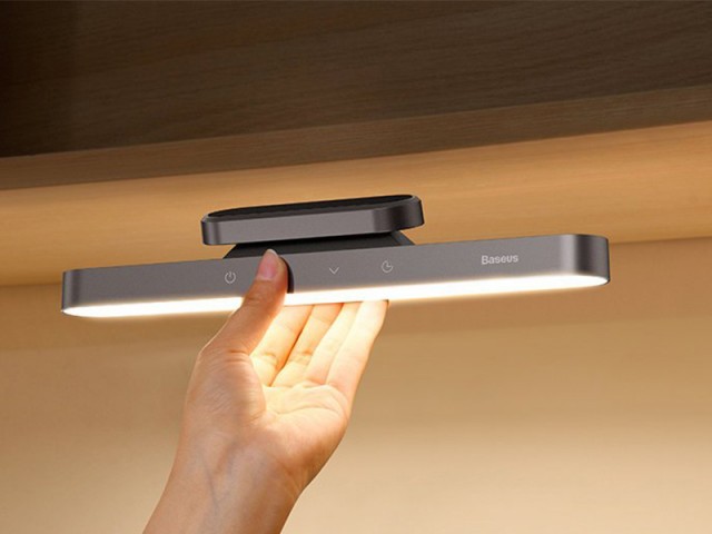 چراغ مطالعه شارژی بیسوس مدل Magnetic Stepless Dimming Charging Desk Lamp DGXC-C0G
