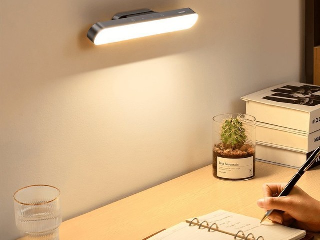 چراغ مطالعه شارژی بیسوس مدل Magnetic Stepless Dimming Charging Desk Lamp DGXC-C0G