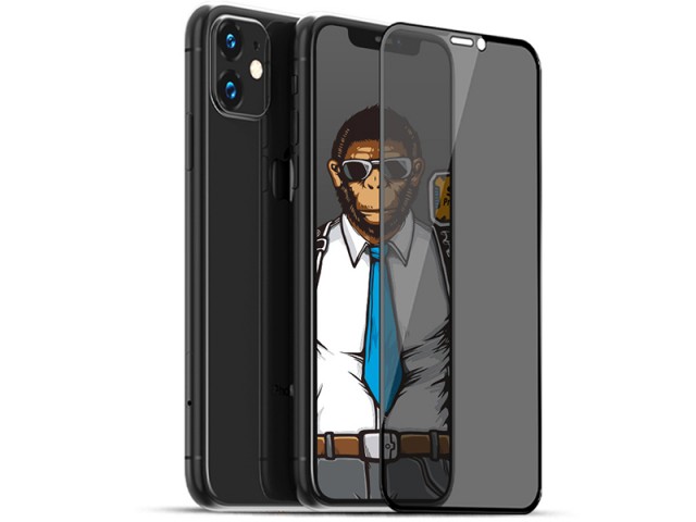 محافظ صفحه نمایش پرایوسی بلوئو مدل Privacy HD ANTI-PEEP Tempered Glass مناسب برای گوشی موبایل iPhone 12 Pro Max