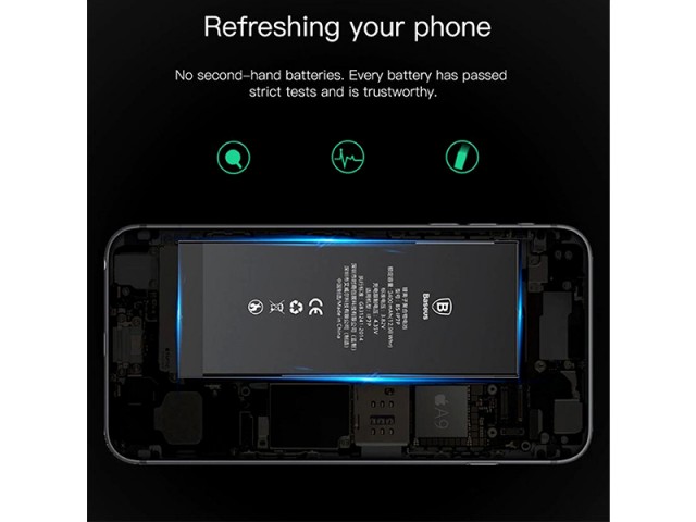 باتری موبایل بیسوس مدل ACCB-BIP7 با ظرفیت 2250mAh مناسب برای گوشی موبایل اپل iPhone 7