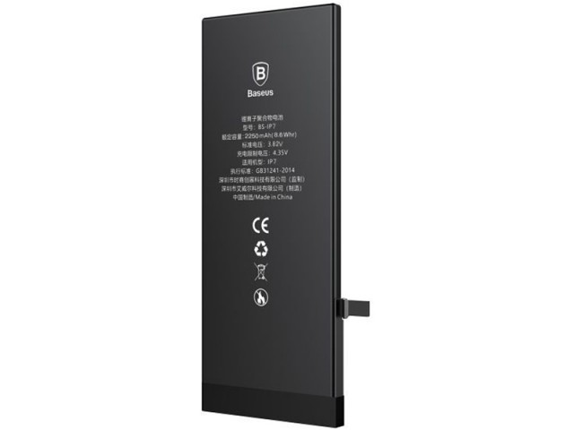 باتری موبایل بیسوس مدل ACCB-BIP7 با ظرفیت 2250mAh مناسب برای گوشی موبایل اپل iPhone 7