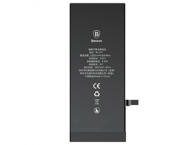 باتری موبایل بیسوس مدل ACCB-BIP7 با ظرفیت 2250mAh مناسب برای گوشی موبایل اپل iPhone 7