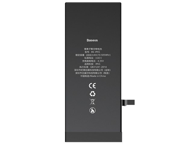 باتری موبایل بیسوس مدل ACCB-BIP6S با ظرفیت 2200mAh مناسب برای گوشی موبایل اپل iPhone 6S