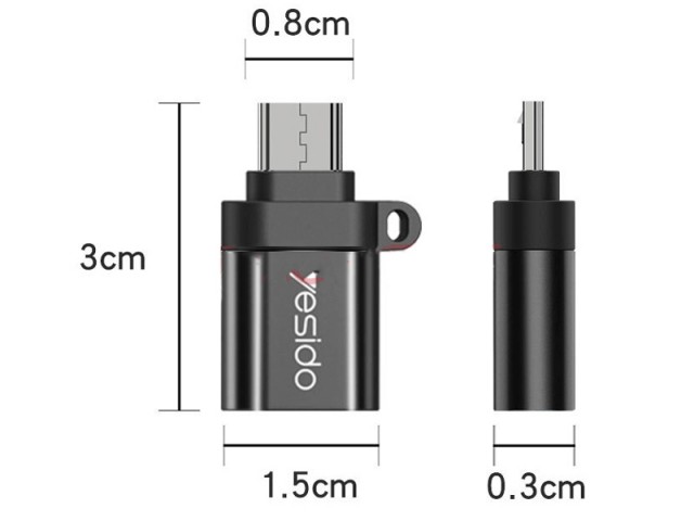 مبدل USB به MicroUSB یسیدو مدل GS07