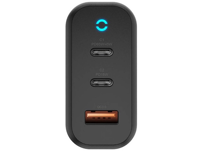 شارژر دیواری فست شارژ 65 وات انرژیا مدل AMPCHARGE GaN65