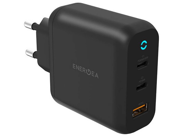 شارژر دیواری فست شارژ 65 وات انرژیا مدل AMPCHARGE GaN65