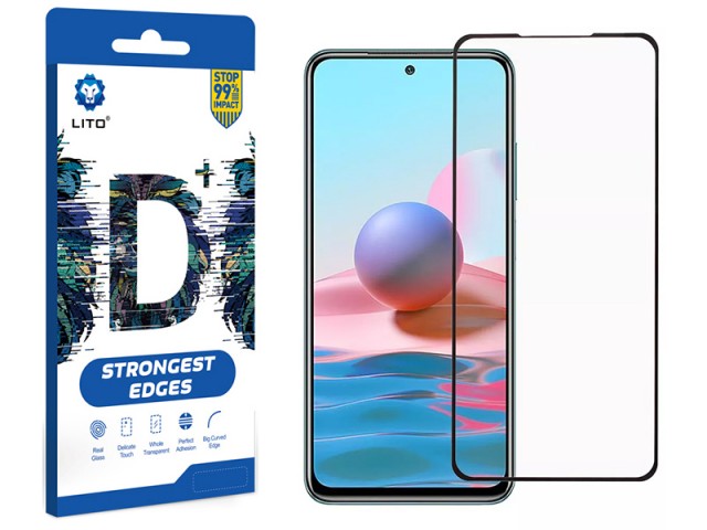 محافظ صفحه نمایش لیتو مدل +D مناسب برای گوشی موبایل شیائومی Redmi Note 10/Note 10s