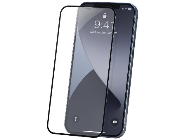 محافظ صفحه نمايش بیسوس مدل Curved Screen Soft Edge SGAPIPH61P-PE01 مناسب برای گوشی موبایل اپل iPhone 12/12 Pro (پک 2 عددی)