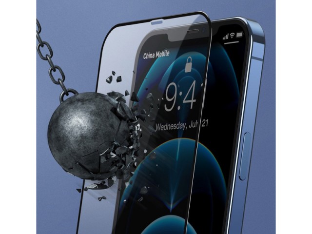 محافظ صفحه نمايش بیسوس مدل Curved Screen Anti-Blue light SGAPIPH61P-KP01 مناسب برای گوشی موبایل اپل iPhone 12/12 Pro (پک 2 عددی)