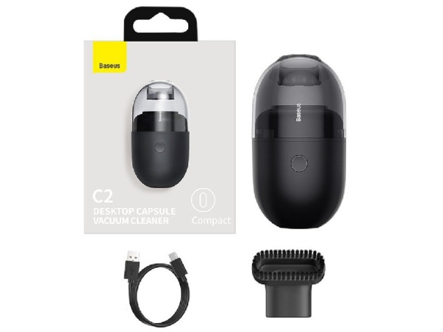جارو شارژی بیسوس مدل C2 Desktop Capsule Vacuum Cleaner CRXCQC2-01