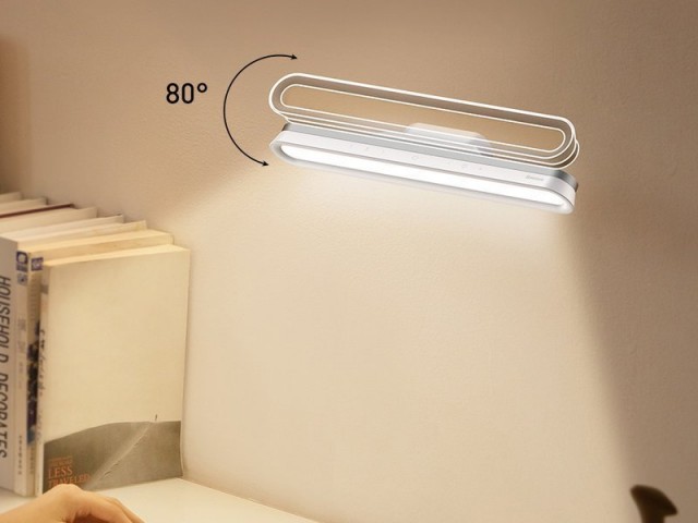 چراغ مطالعه شارژی بیسوس مدل Magnetic Stepless Dimming Charging Desk Lamp Pro DGXC-02