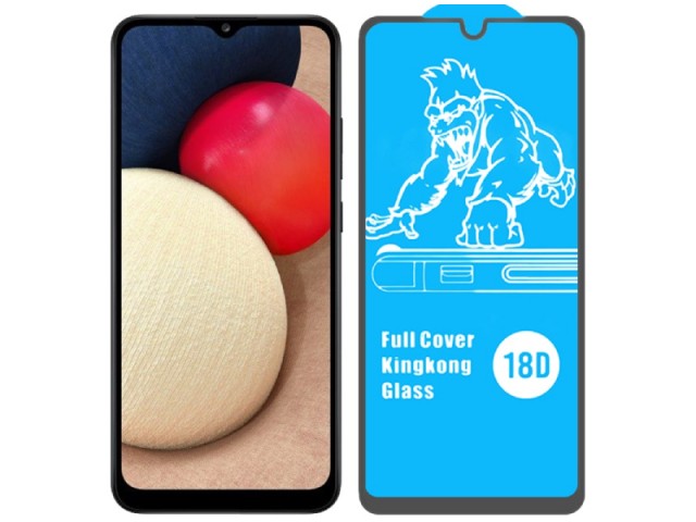 محافظ صفحه نمایش ایربگ دار آرمور مدل Full Cover Kingkong Glass مناسب برای گوشی موبايل سامسونگ A02s