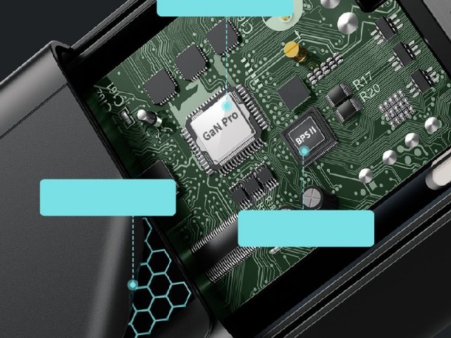 شارژر دیواری فست شارژ 65 وات بیسوس مدل GaN2 Pro CCGAN2P-B01 بهمراه کابل دو سر تایپ سی
