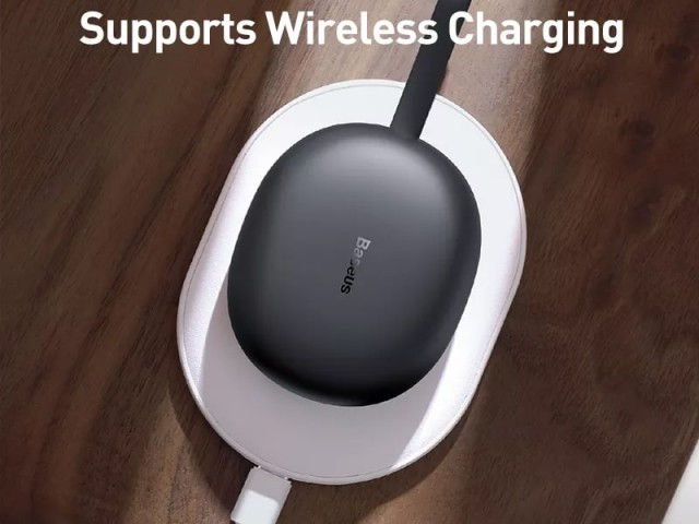 هندزفری بی سیم بیسوس مدل Encok W05 True Wireless Earphones NGW05-01 بهمراه کیس شارژ بی سیم