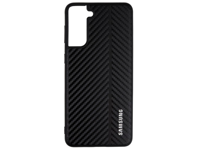 کاور فیبر کربنی مدل Leather Case مناسب برای گوشی موبایل سامسونگ S21 Plus