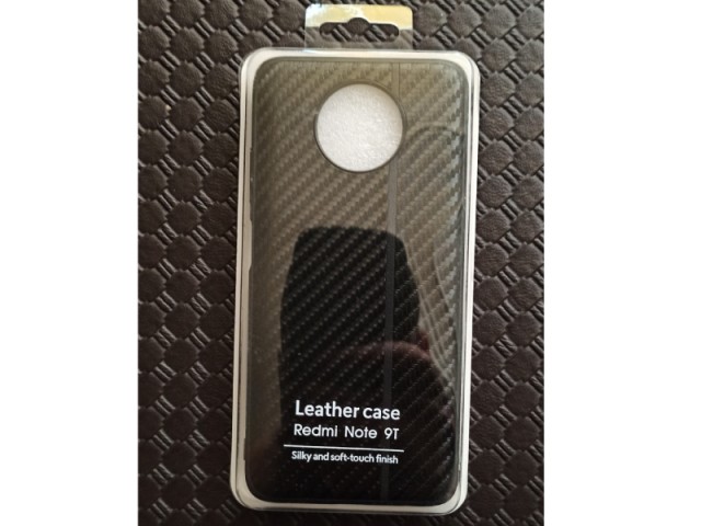 کاور فیبر کربنی مدل Leather Case مناسب برای گوشی موبایل شیائومی Redmi Note 9T