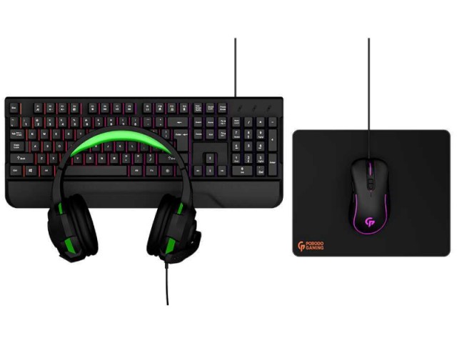ست گیمینگ پرودو مدل PDX213 4 In 1 Gaming Starter Kit