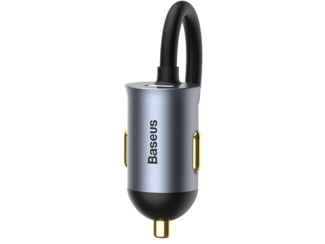 شارژر فندکی فست شارژ بیسوس مدل Share Together CCBX-120C2 CCBT-A0G Car Charger دارای 4 پورت و توان 120 وات