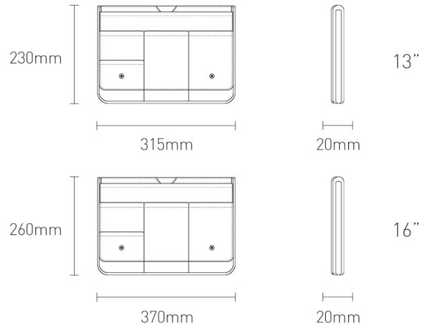 کیف لپ تاپ بیسوس مدل Basics Series Laptop Sleeve LBJN-A0G مناسب برای لپ تاپ 13 اینچی