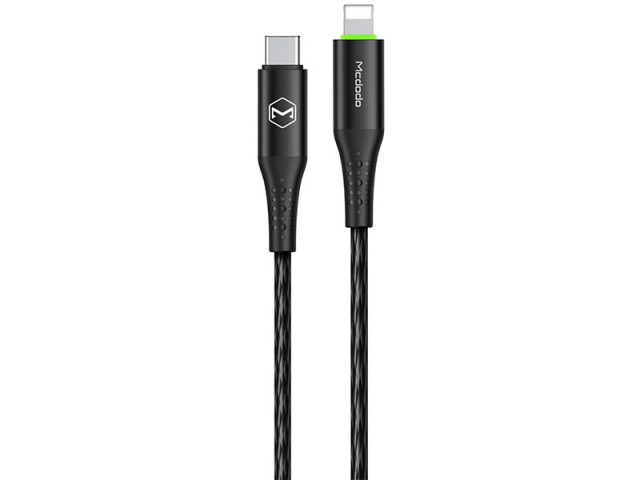 کابل فست شارژ Type-C به Lightning مک دودو مدل CA-7361 به طول 1.8 متر (دارای قطع کن خودکار)