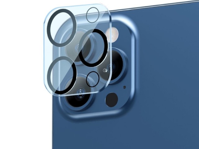 محافظ لنز دوربین بیسوس مدل Full-frame Lens Film SGAPIPH61P-AJT02 مناسب برای گوشی iPhone 12 Pro (پک 2 عددی)