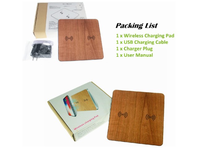 شارژر وایرلس دوکاره مدل Wireless Charging Pad