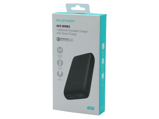 پاور بانک فست شارژ 12000 میلی آمپر راو پاور مدل ACE Series RP-PB065