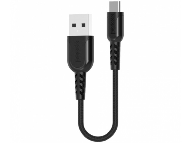 کابل پاوربانکی تایپ سی پرودو مدل PD-CMETRP025 به طول 0.25 متر