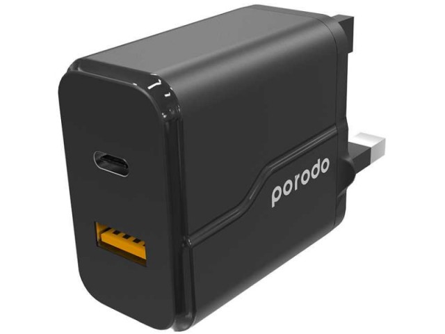 شارژر دیواری فست شارژ 18 وات پرودو مدل PD-18PDUK