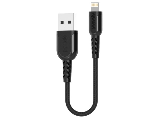 کابل پاوربانکی لایتنینگ پرودو مدل PD-LMETRP025 به طول 0.25 متر